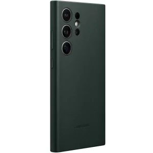 Чехол Leather Case (AAA) для Samsung Galaxy S24 Ultra Pine Green