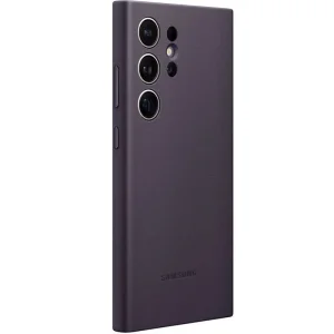 Чехол Leather Case (AAA) для Samsung Galaxy S24 Ultra Purple