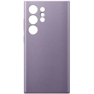 Цвет: Лиловый - Чехол Leather Case (AAA) для Samsung Galaxy S24 Ultra Violet