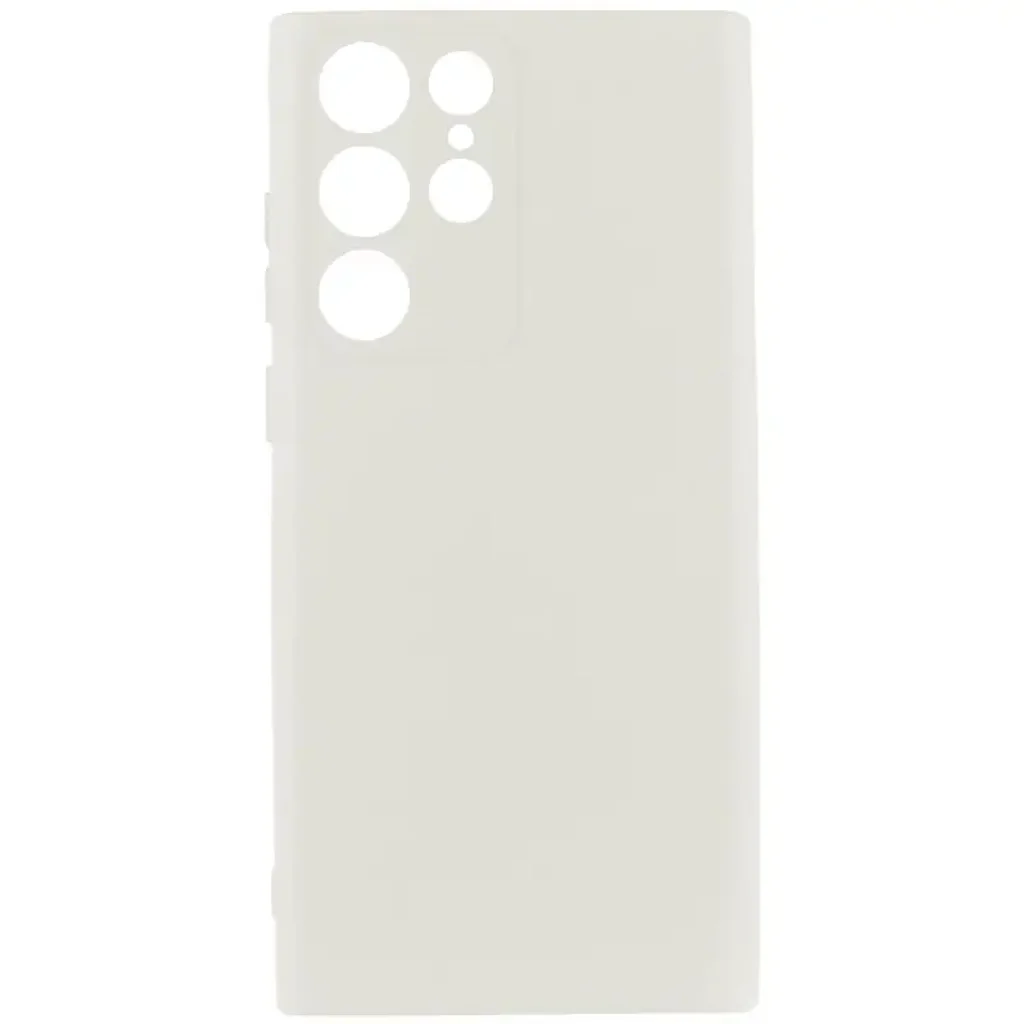 Чохол Silicone Cover Lakshmi Full Camera (AA) для Samsung Galaxy S24 Ultra White