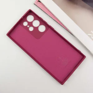 Чехол Silicone Cover Lakshmi Full Camera (AA) для Samsung Galaxy S24 Ultra Marsala
