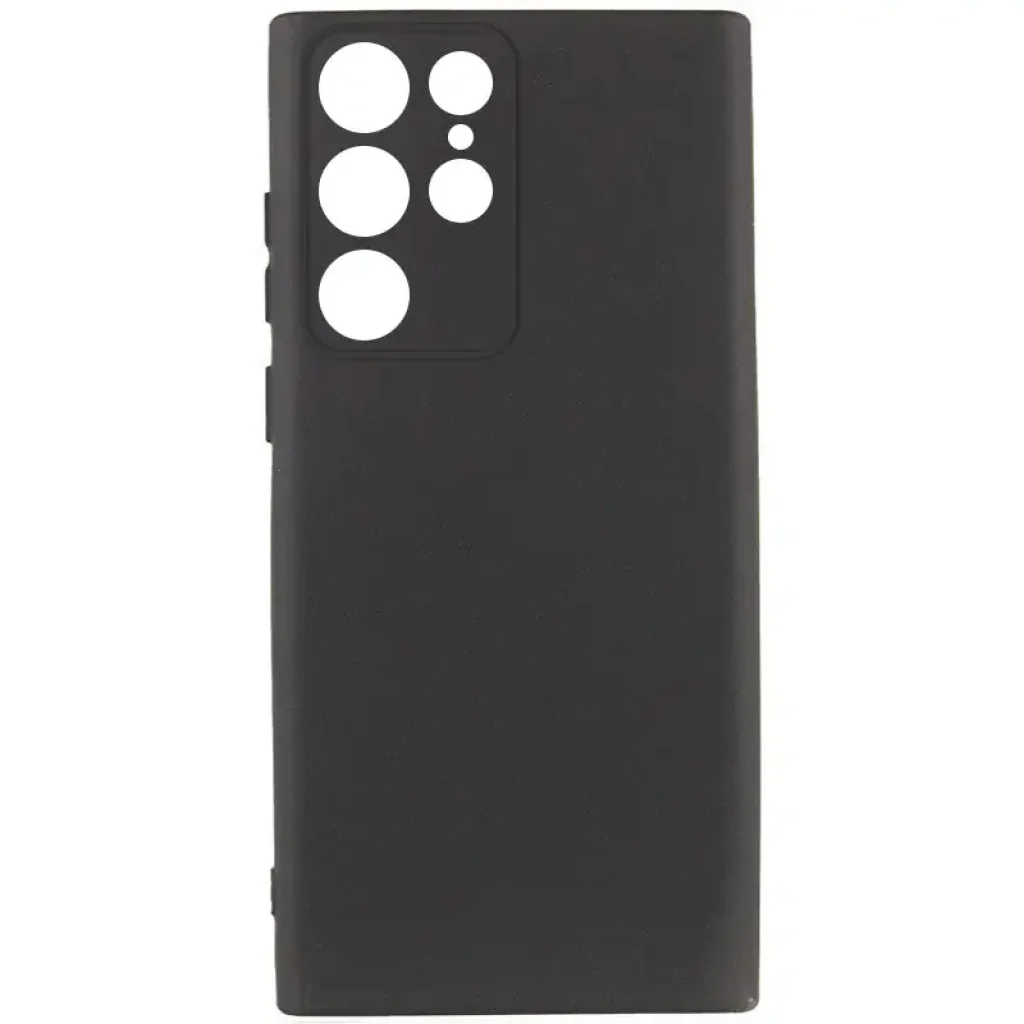 Чохол Silicone Cover Lakshmi Full Camera (AA) для Samsung Galaxy S24 Ultra Black