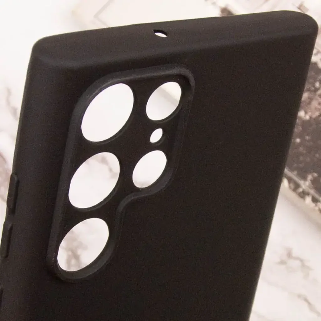 Чохол Silicone Cover Lakshmi Full Camera (AA) для Samsung Galaxy S24 Ultra Black