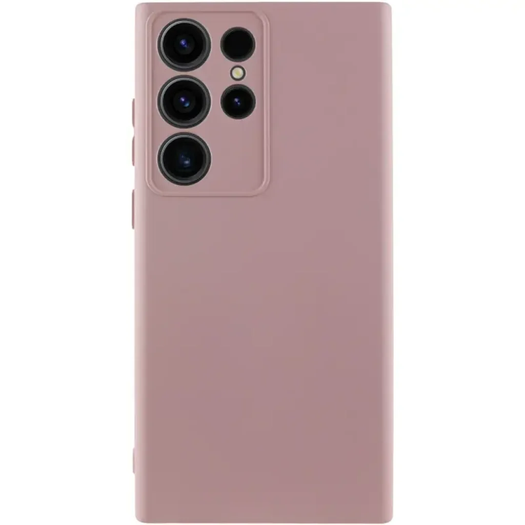 Чохол Silicone Cover Lakshmi Full Camera (AA) для Samsung Galaxy S24 Ultra Pink Sand