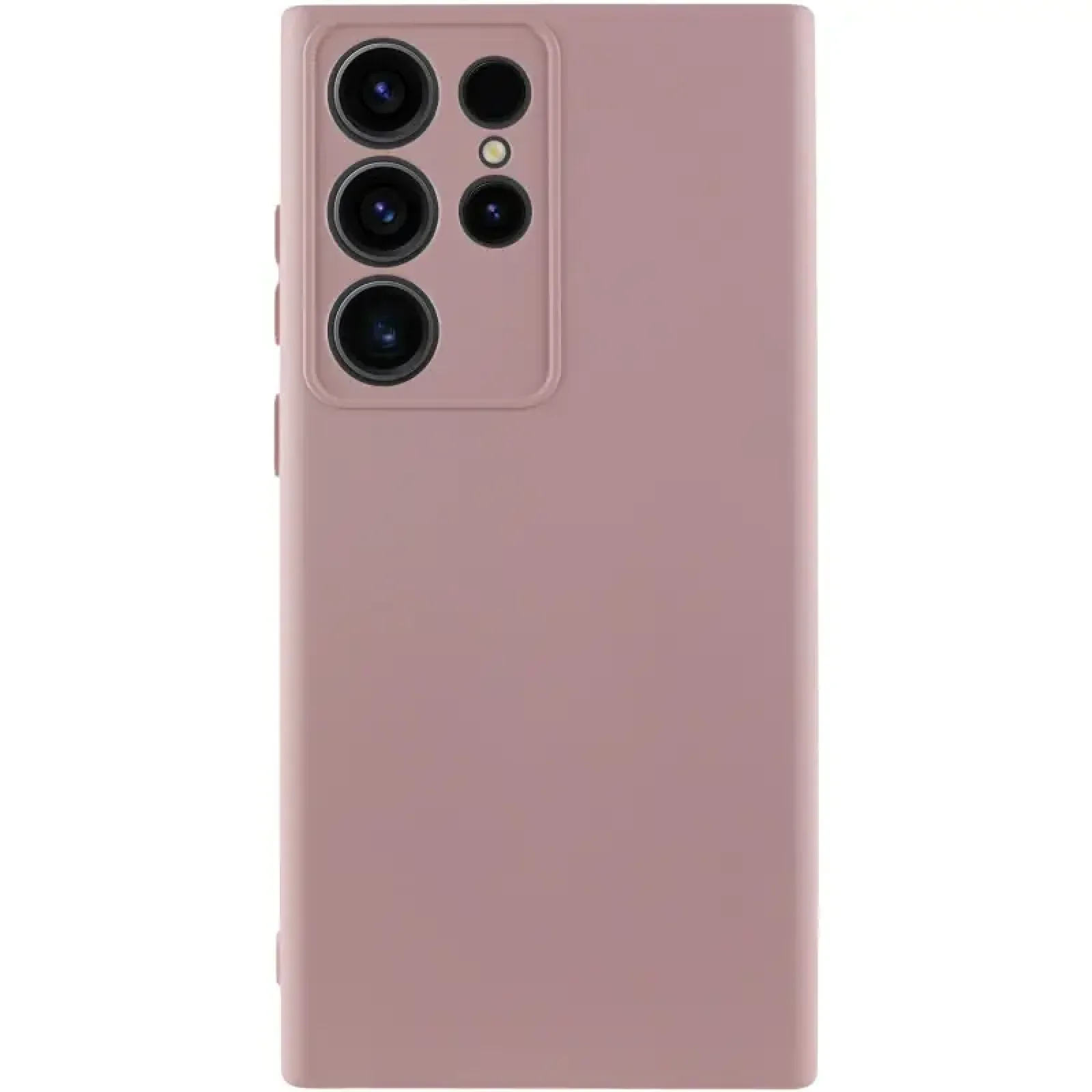 Чехол Silicone Cover Lakshmi Full Camera (AA) для Samsung Galaxy S24 Ultra Pink Sand