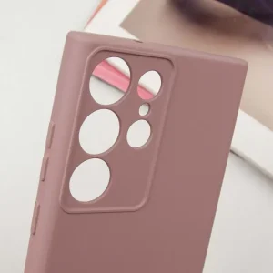 Чохол Silicone Cover Lakshmi Full Camera (AA) для Samsung Galaxy S24 Ultra Pink Sand