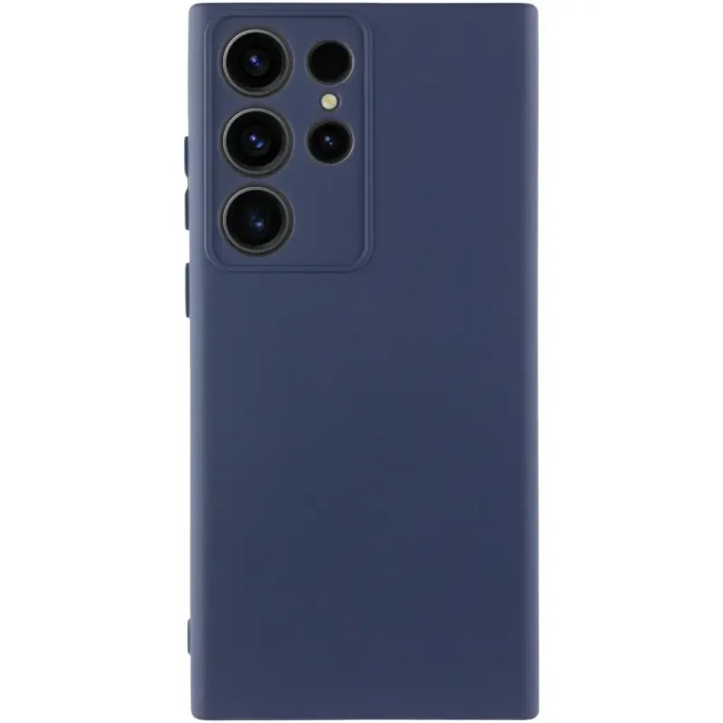 Чехол Silicone Cover Lakshmi Full Camera (AA) для Samsung Galaxy S24 Ultra Midnight Blue