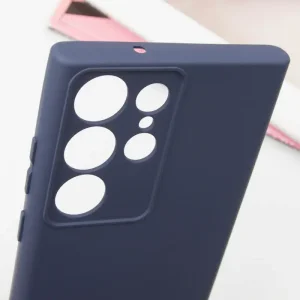 Чехол Silicone Cover Lakshmi Full Camera (AA) для Samsung Galaxy S24 Ultra Midnight Blue