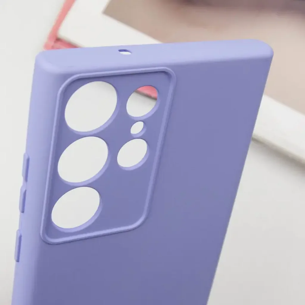 Чехол Silicone Cover Lakshmi Full Camera (AA) для Samsung Galaxy S24 Ultra Dasheen