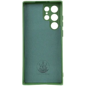 Чехол Silicone Cover Lakshmi Full Camera (AA) для Samsung Galaxy S24 Ultra Dark Green