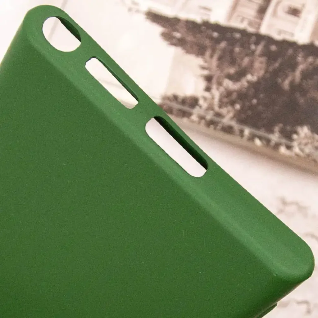 Чехол Silicone Cover Lakshmi Full Camera (AA) для Samsung Galaxy S24 Ultra Dark Green
