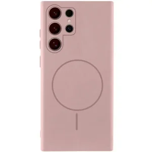 Чохол Silicone Cover Lakshmi Full Camera (AA) with MagFit для Samsung Galaxy S24 Ultra Pink Sand