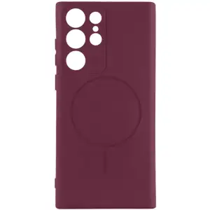 Чохол Silicone Cover Lakshmi Full Camera (AA) with Magnetic Fit для Samsung Galaxy S24 Ultra Marsala