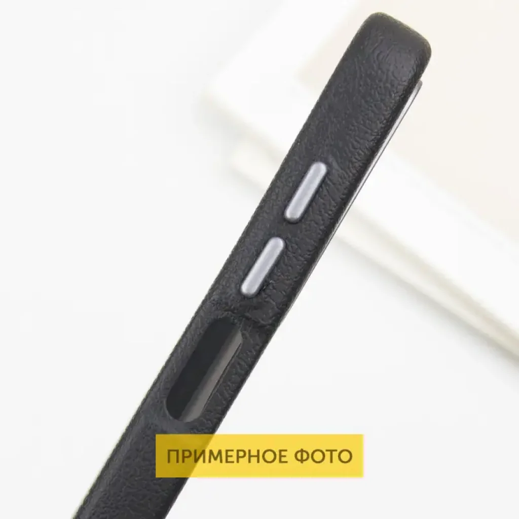 Чохол Leather Case Metal Buttons для Samsung Galaxy S24 Ultra Black