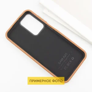 Чехол Leather Case Metal Buttons для Samsung Galaxy S24 Ultra Brown