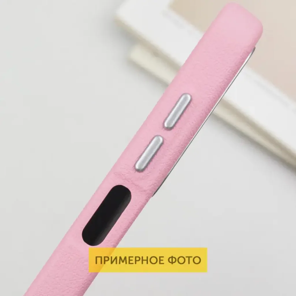Чохол Leather Case Metal Buttons для Samsung Galaxy S24 Ultra Light Pink
