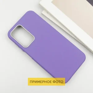 Чехол Leather Case Metal Buttons для Samsung Galaxy S24 Ultra Light Purple