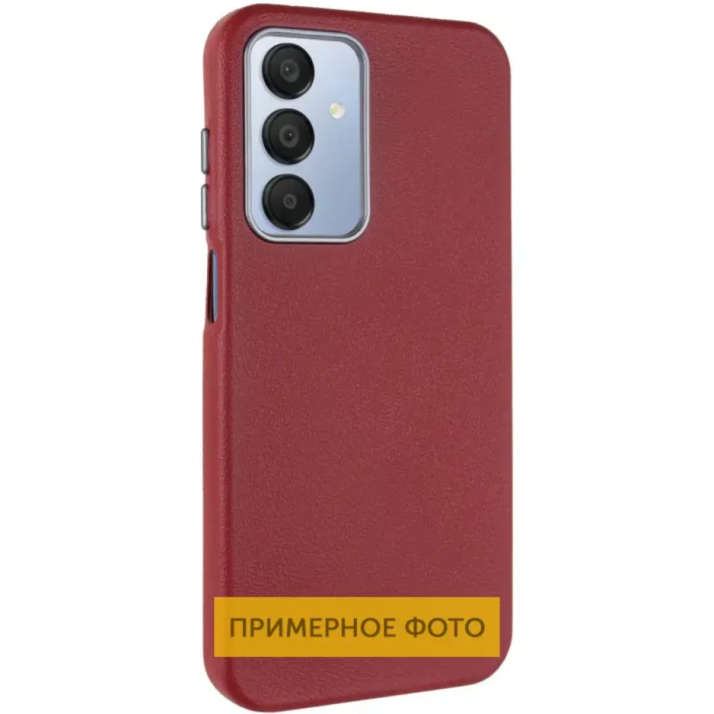 Чехол Leather Case Metal Buttons для Samsung Galaxy S24 Ultra Red