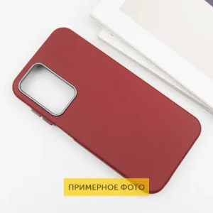 Чехол Leather Case Metal Buttons для Samsung Galaxy S24 Ultra Red