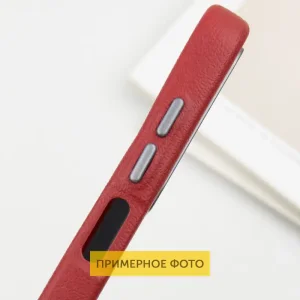 Чехол Leather Case Metal Buttons для Samsung Galaxy S24 Ultra Red