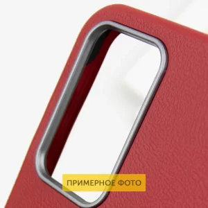 Чехол Leather Case Metal Buttons для Samsung Galaxy S24 Ultra Red