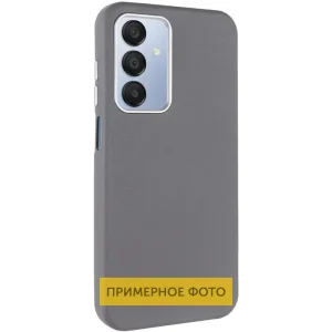 Чехол Leather Case Metal Buttons для Samsung Galaxy S24 Ultra Titanium Gray