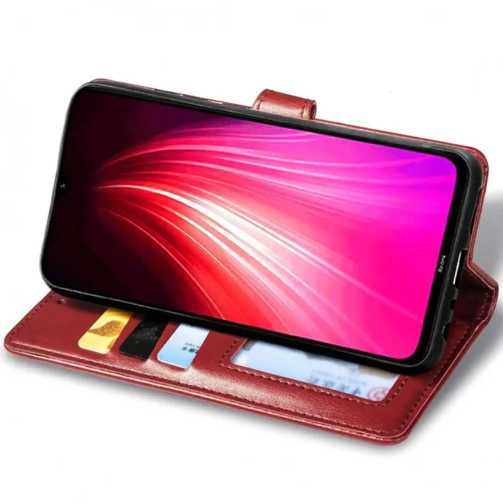 Чохол Getman Gallant PU Case для Xiaomi Redmi 13C, Poco C65 Red