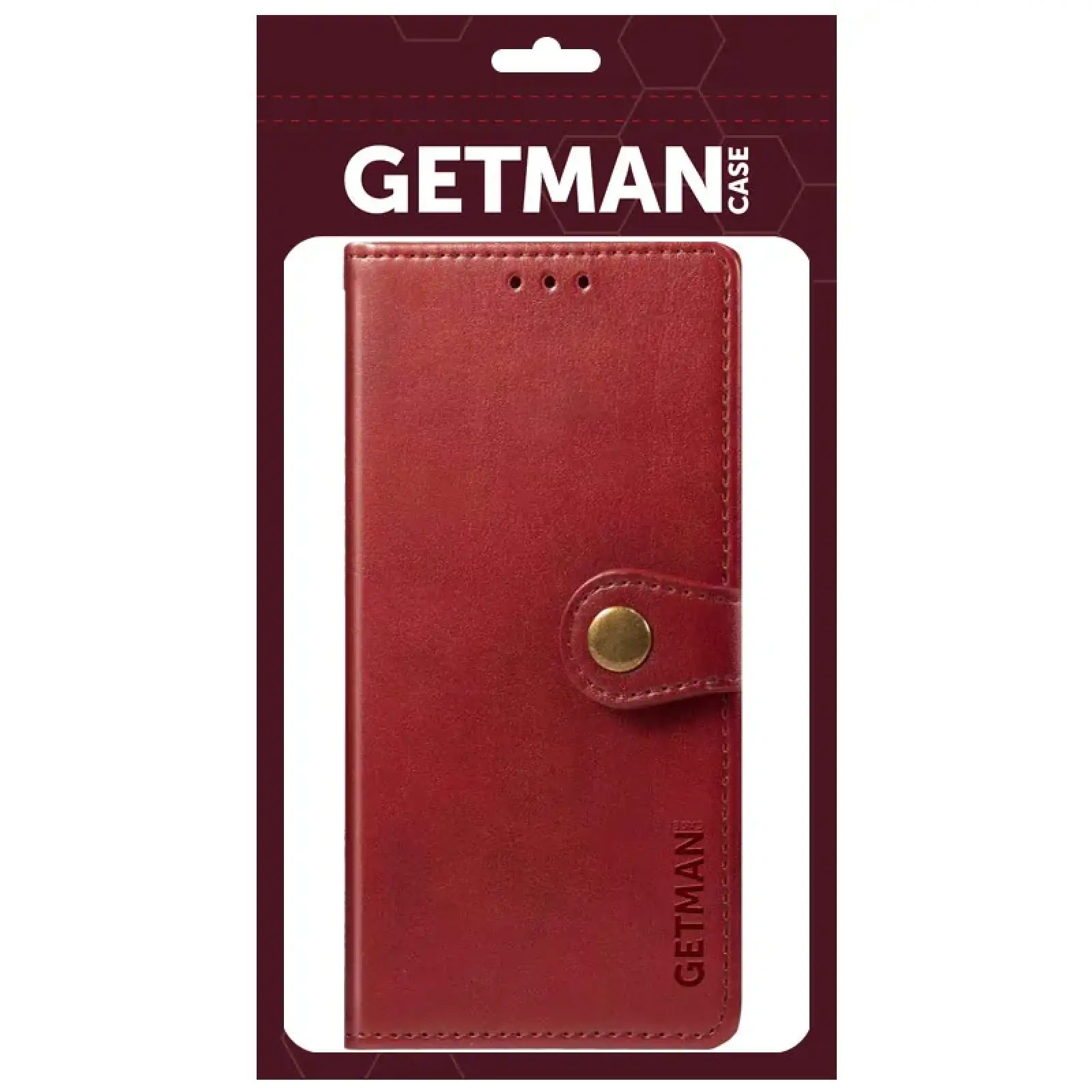 Чохол Getman Gallant PU Case для Xiaomi Redmi 13C, Poco C65 Red