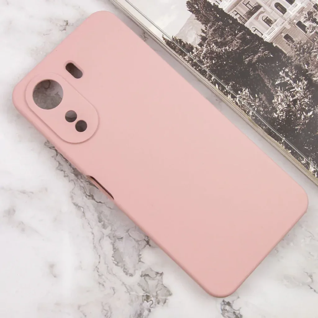 Чохол Silicone Cover Lakshmi Full Camera (AA) для Xiaomi Redmi 13C, Poco C65 Pink Sand