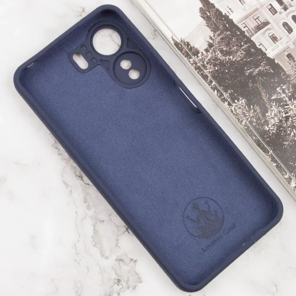 Чохол Silicone Cover Lakshmi Full Camera (AA) для Xiaomi Redmi 13C, Poco C65 Midnight Blue