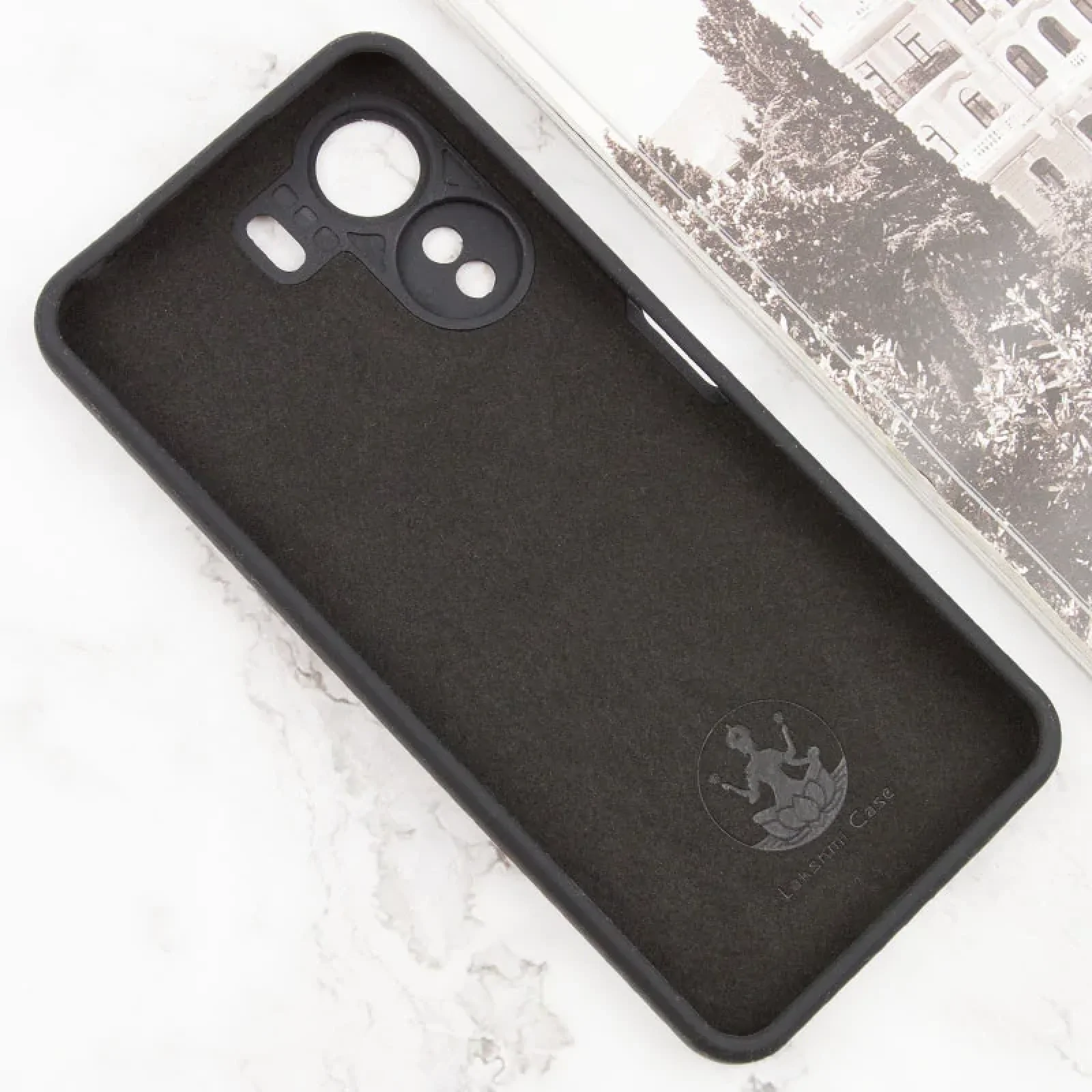 Чехол Silicone Cover Lakshmi Full Camera (AA) для Xiaomi Redmi 13C, Poco C65 Black