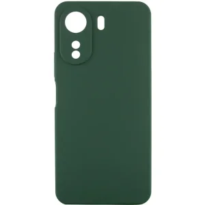 Чохол Silicone Cover Lakshmi Full Camera (AA) для Xiaomi Redmi 13C, Poco C65 Dark Green