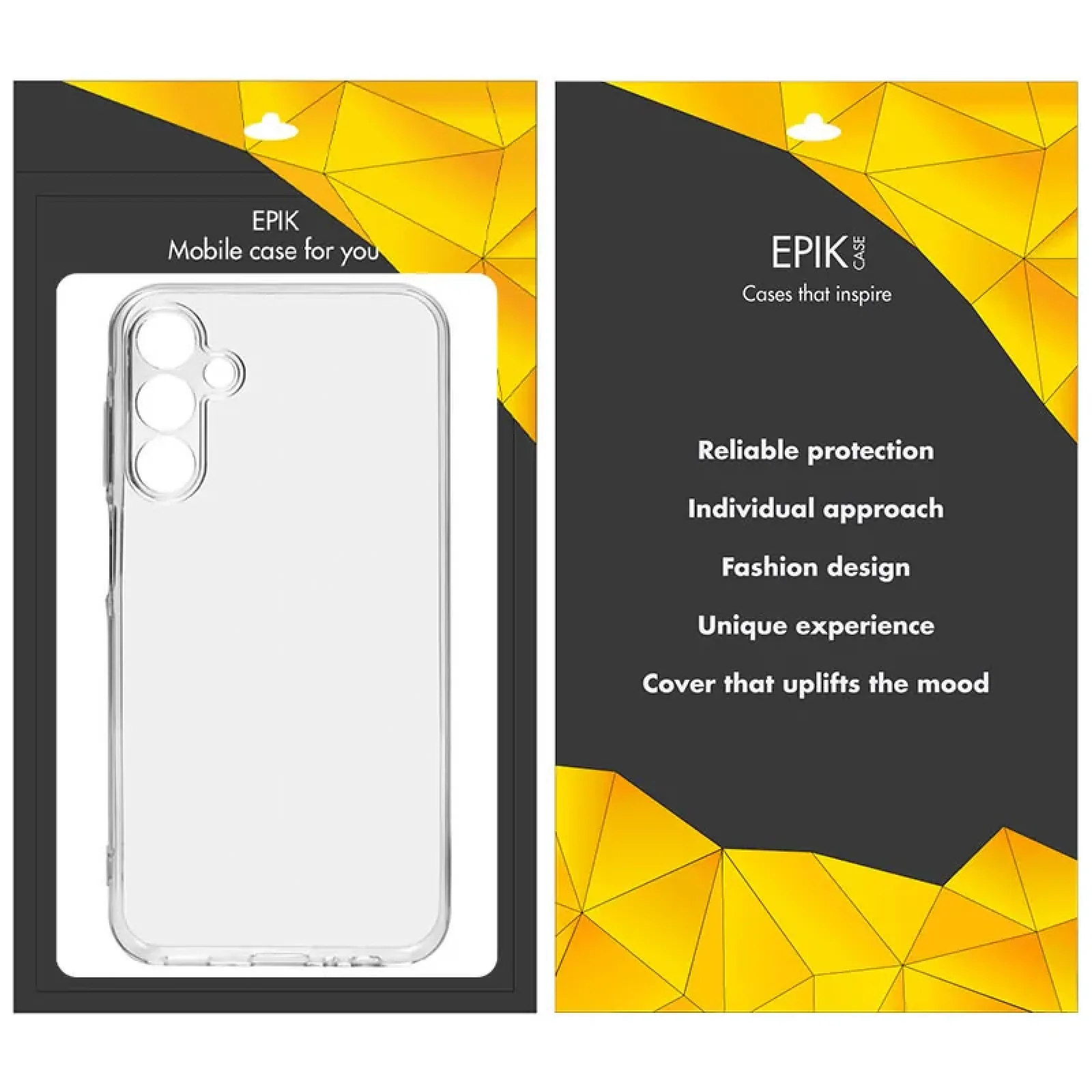 Чохол TPU Epic Transparent 1,5mm Full Camera для Samsung Galaxy A15 4G/5G