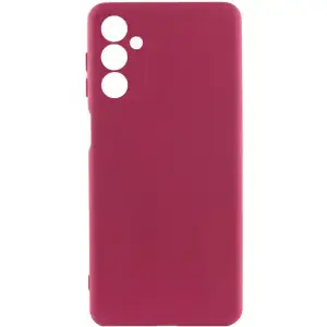 Цвет: Бордовый - Чохол Silicone Cover Ummi Lakshmi Full Camera (AA) для Samsung Galaxy A15 4G/5G / M15 5G Marsala