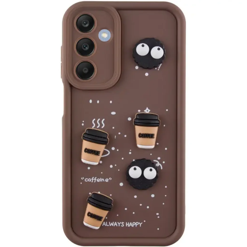 Чехол TPU Toys Case для Samsung Galaxy A15 4G/5G Brown Always Happy