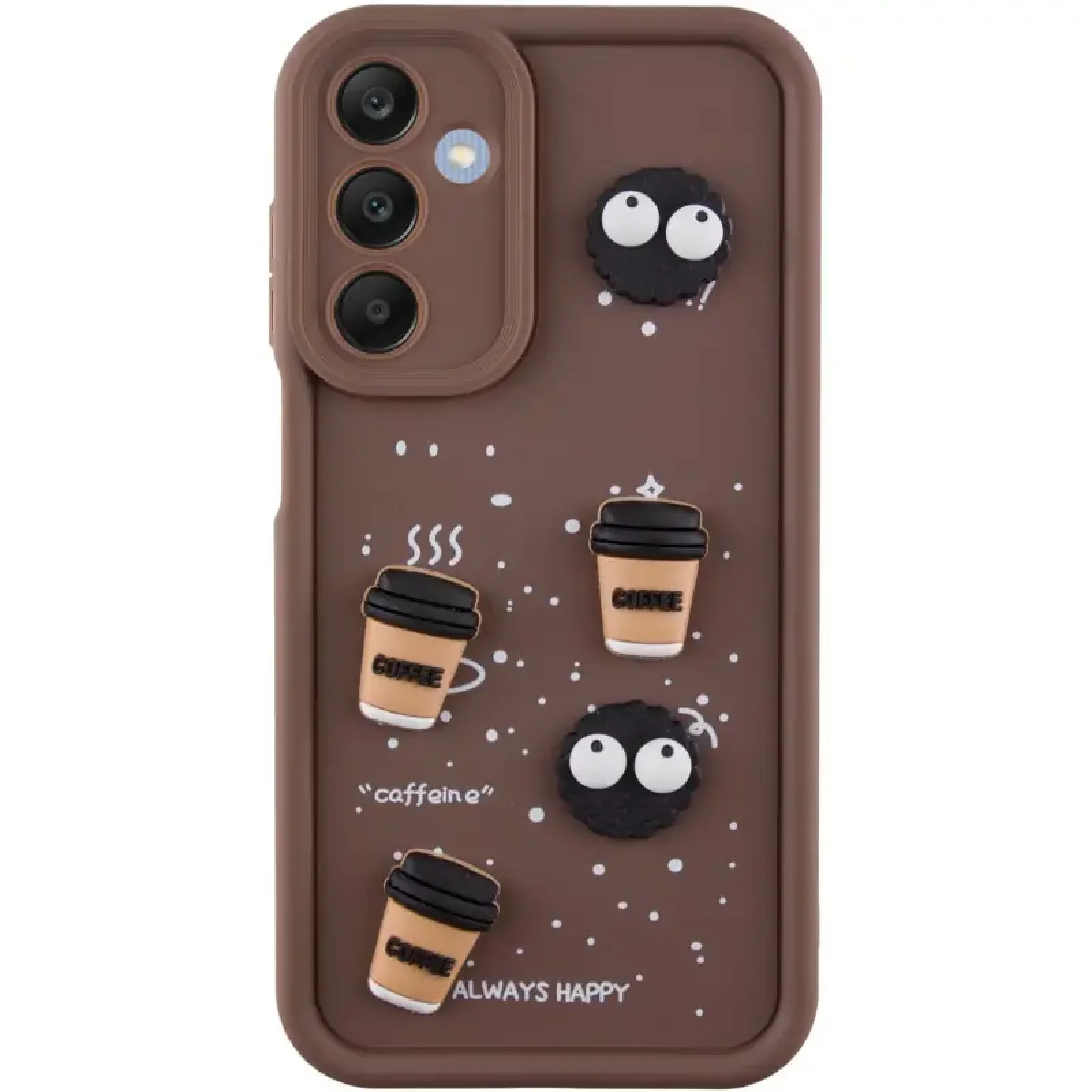 Чехол TPU Toys Case для Samsung Galaxy A15 4G/5G Brown Always Happy