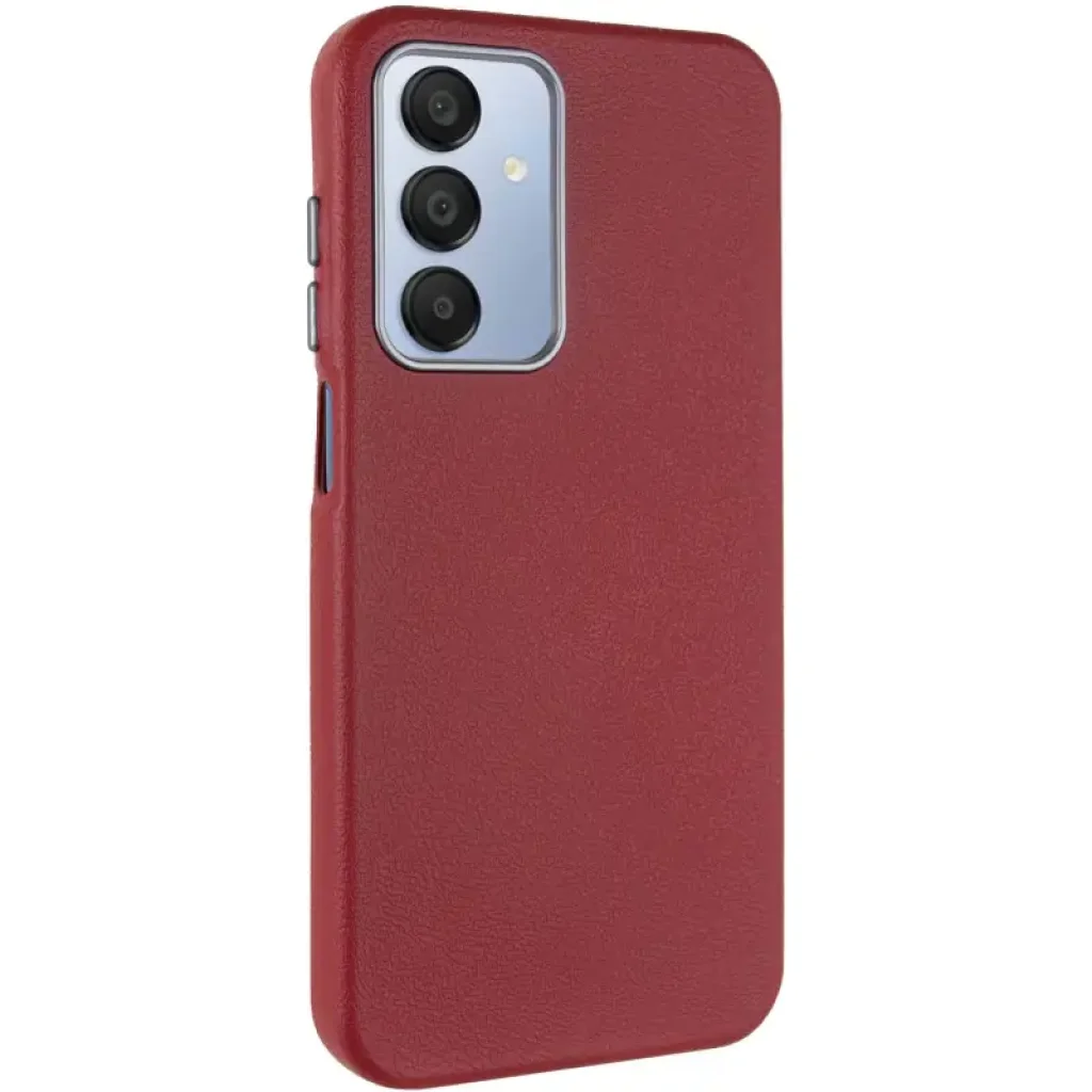 Чохол Leather Case Metal Buttons для Samsung Galaxy A15 4G/5G, Samsung Galaxy M15 5G Red