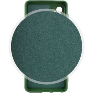 Чохол Silicone Cover Lakshmi Full Camera (AA) для Samsung Galaxy A25 5G Dark Green