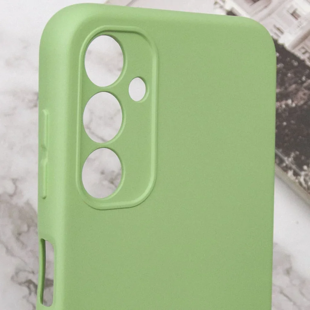 Чохол Silicone Cover Lakshmi Full Camera (AA) для Samsung Galaxy A25 5G Pistachio