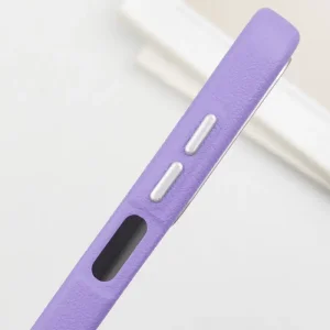 Чехол Leather Case Metal Buttons для Samsung Galaxy A25 5G Light Purple