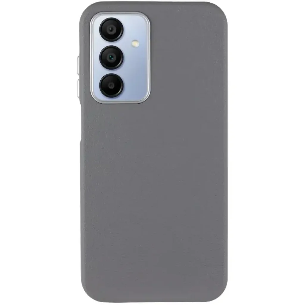 Чохол Leather Case Metal Buttons для Samsung Galaxy A25 5G Titanium Gray