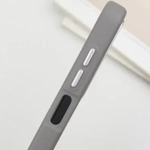 Чохол Leather Case Metal Buttons для Samsung Galaxy A25 5G Titanium Gray