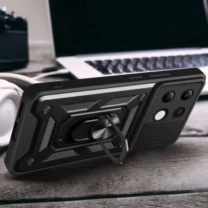 Чехол Camshield Serge Ring для Xiaomi Redmi Note 13 Pro 4G, Xiaomi Redmi Note 14s, Poco M6 Pro 4G Black