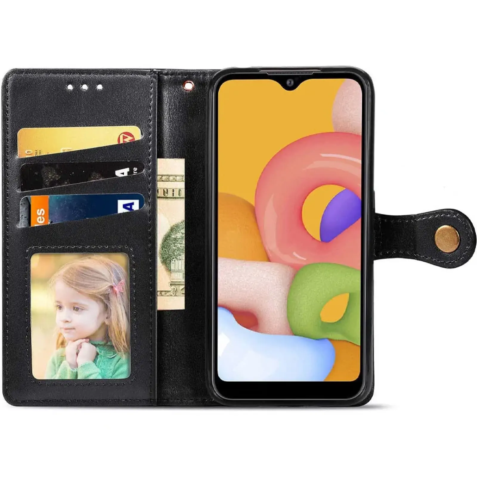 Чехол Getman Gallant PU Case для Motorola Moto G24, Motorola Moto G04 Black