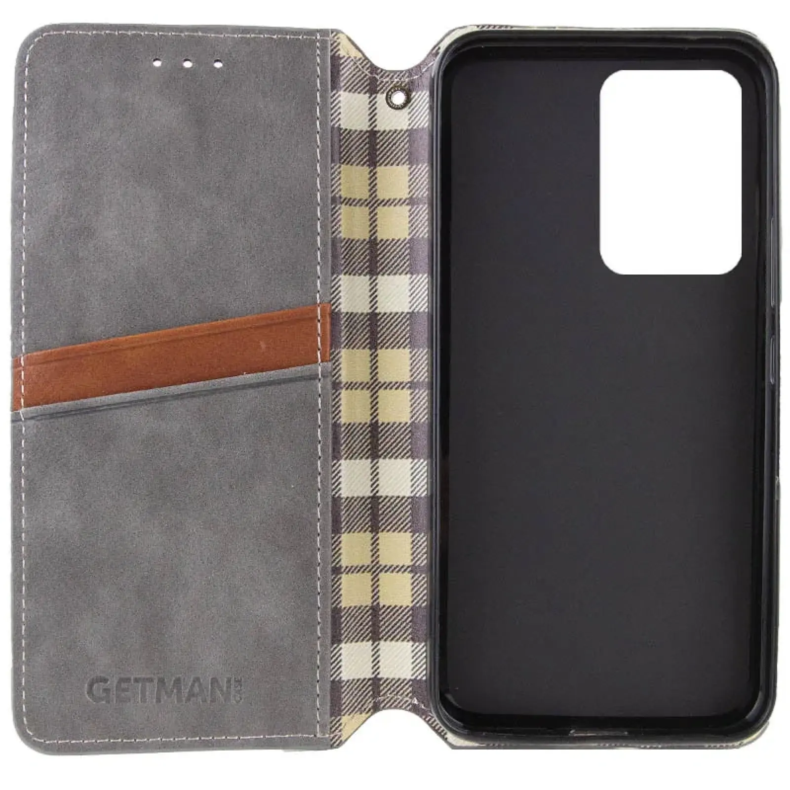 Чохол Getman Cubic PU Case для Motorola Moto G24, Motorola Moto G04 Gray