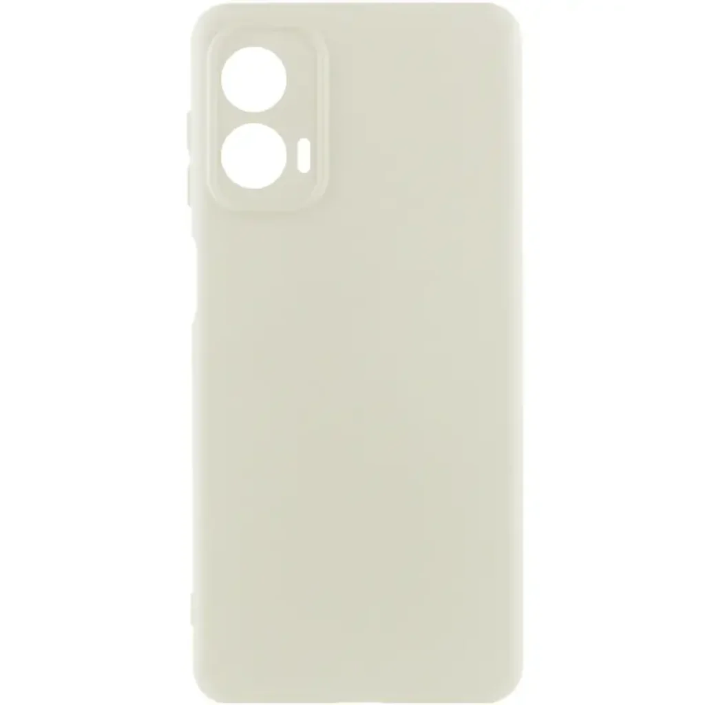 Чохол Silicone Cover Lakshmi Full Camera (AA) для Motorola Moto G24 White