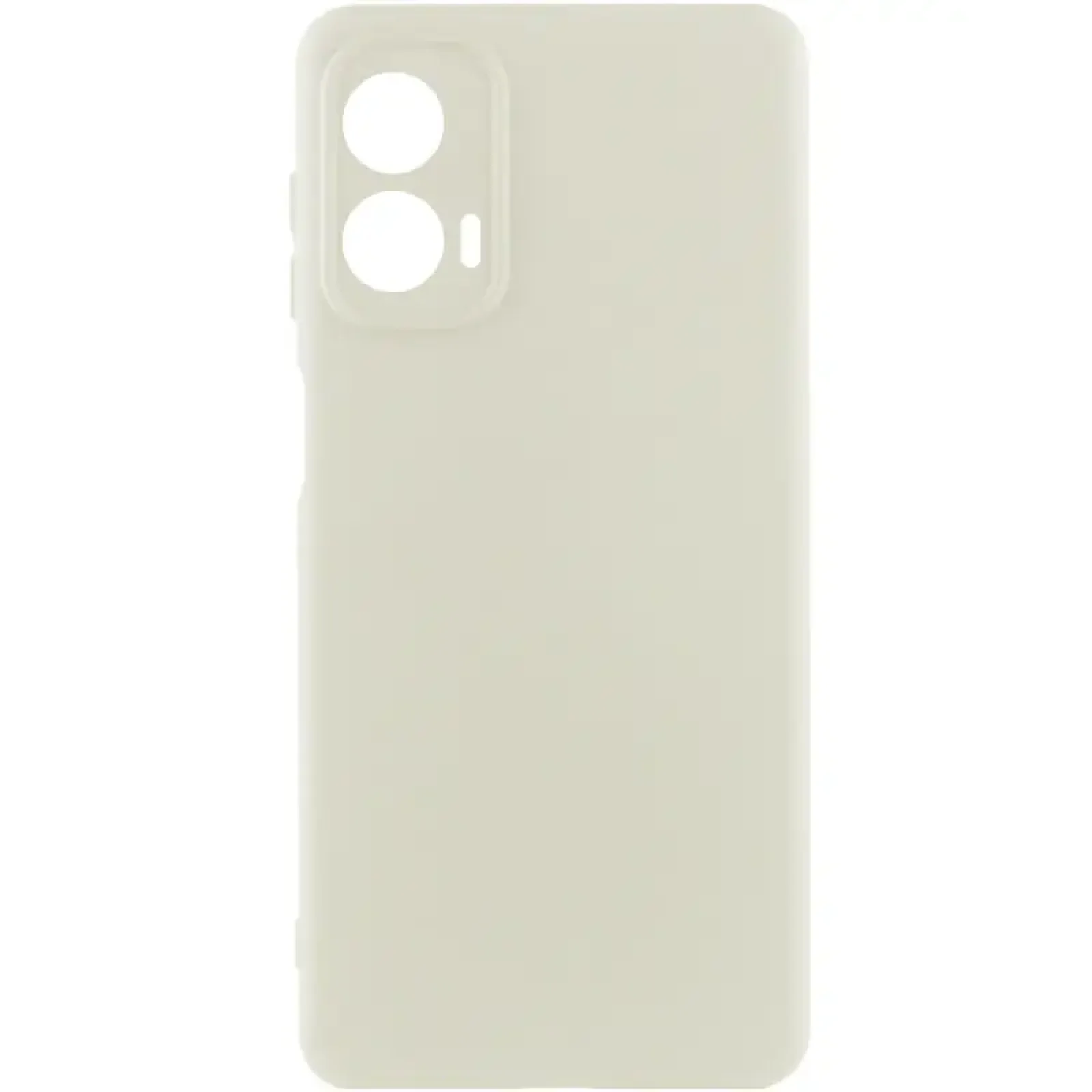 Чехол Silicone Cover Lakshmi Full Camera (AA) для Motorola Moto G24 White