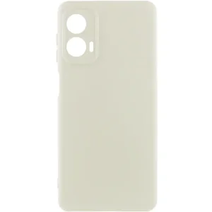 Чохол Silicone Cover Lakshmi Full Camera (AA) для Motorola Moto G24 White