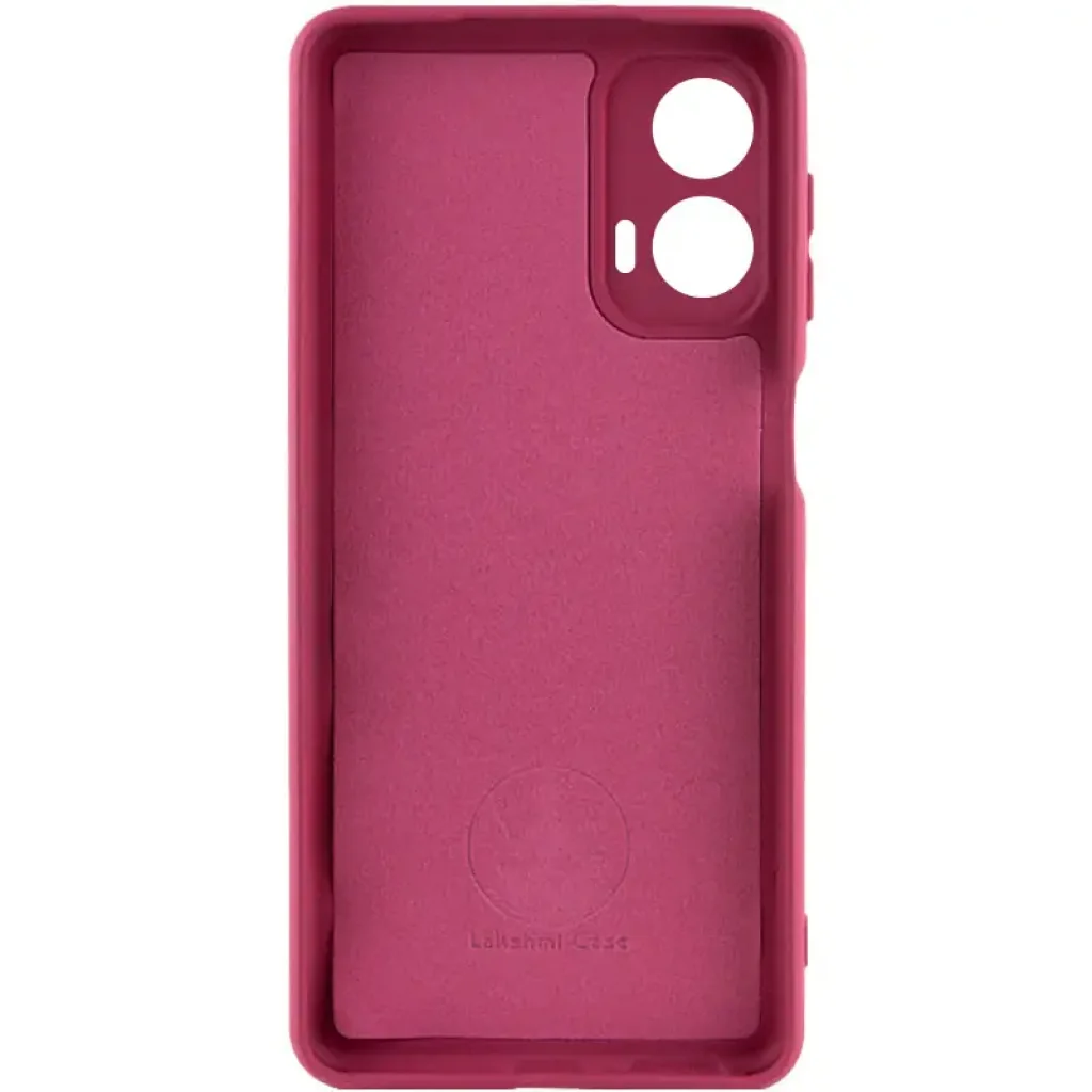 Чохол Silicone Cover Lakshmi Full Camera (AA) для Motorola Moto G24 Marsala