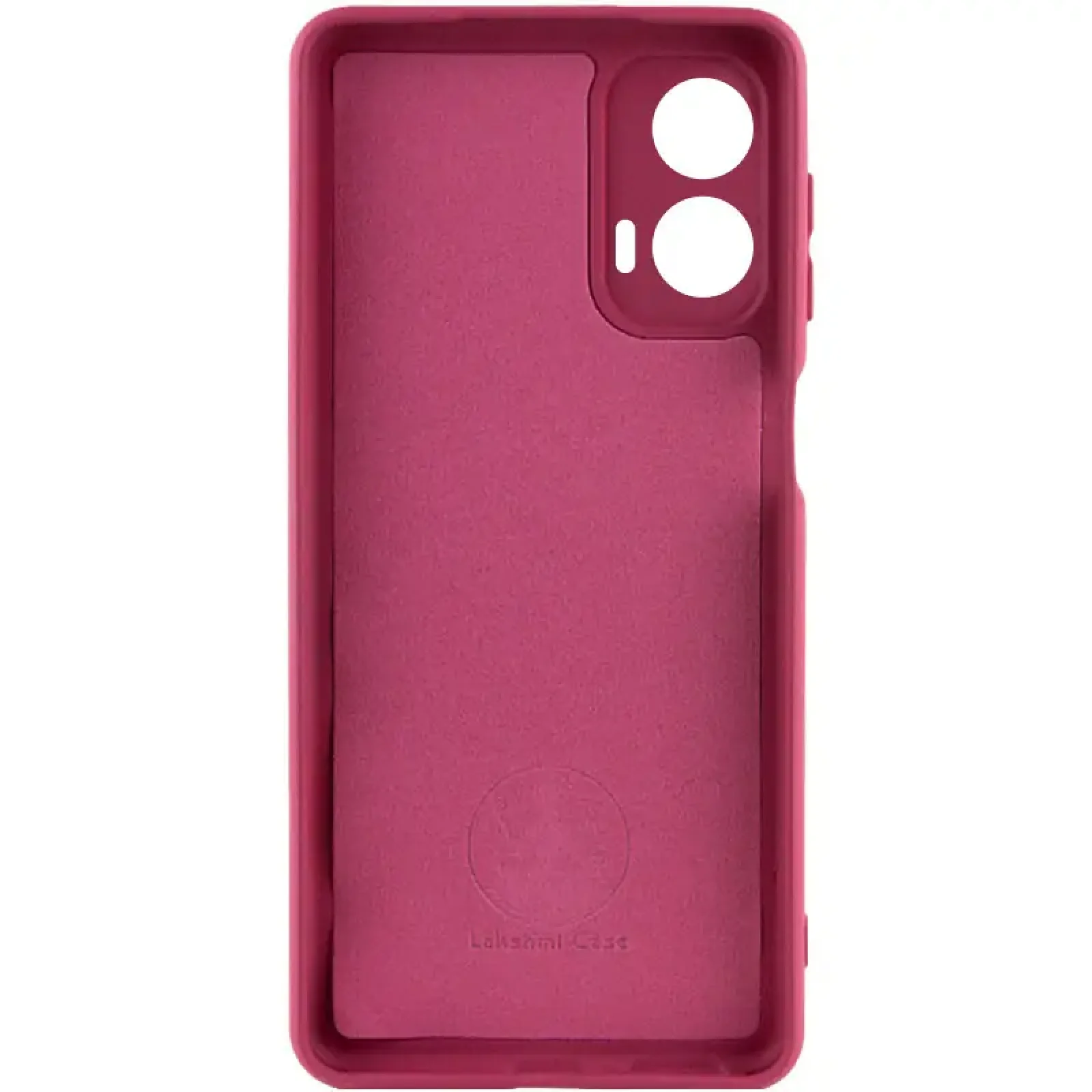 Чехол Silicone Cover Lakshmi Full Camera (AA) для Motorola Moto G24 Marsala